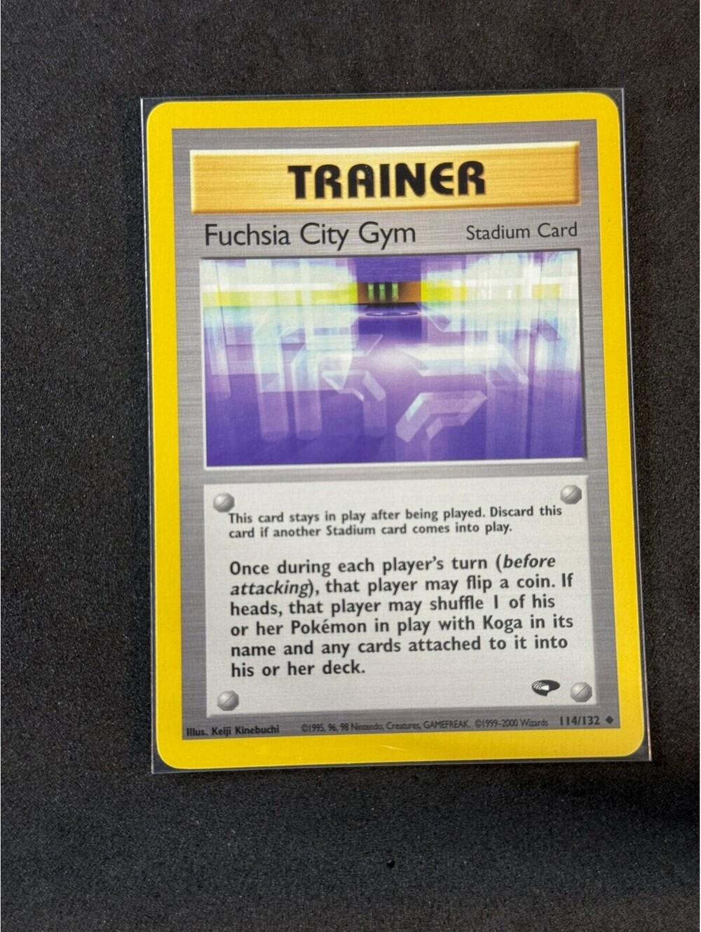 Pokémon Trainer Card - Fuchsia City Gym Stadium Card 114/132